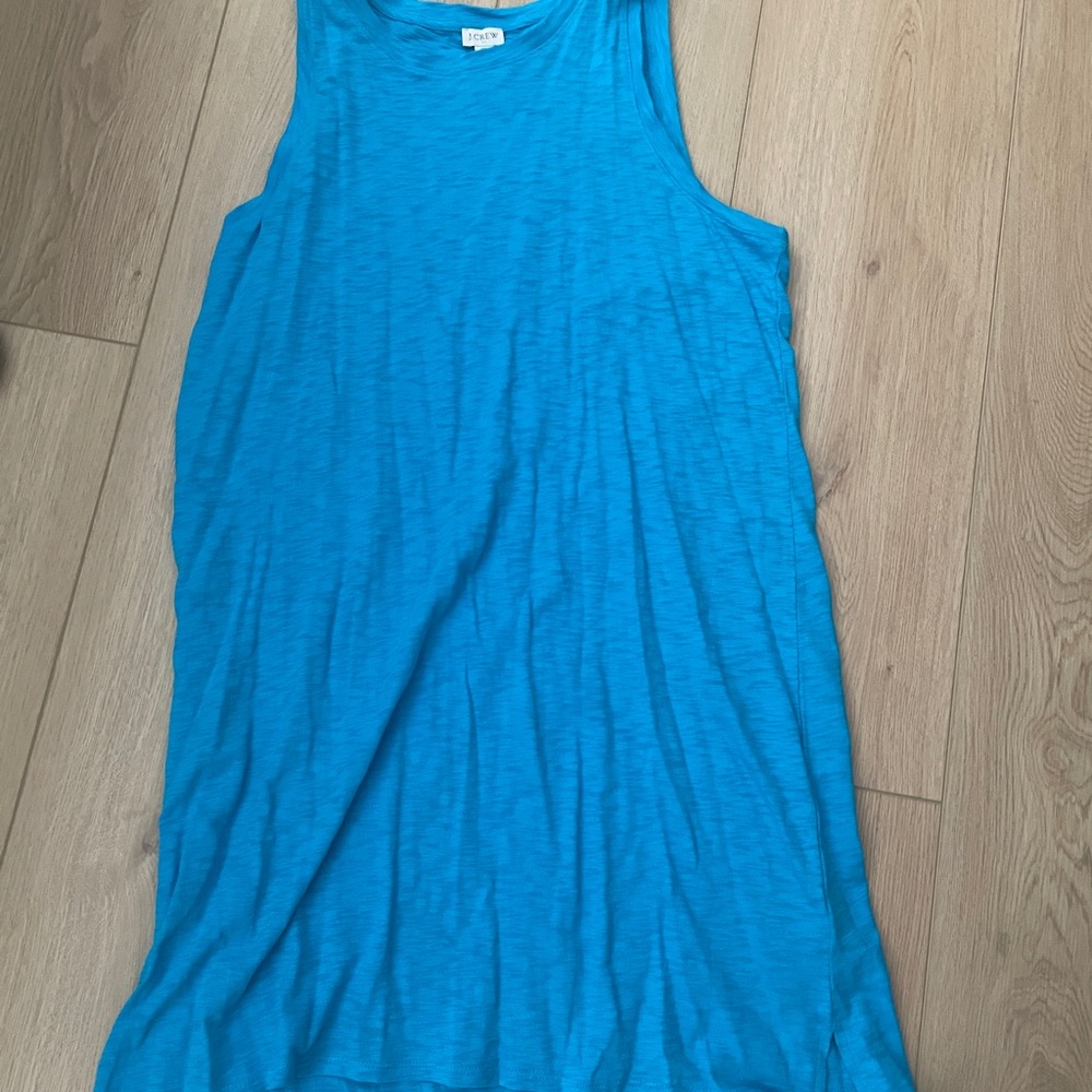 J. Crew Sleeveless Blue Dress